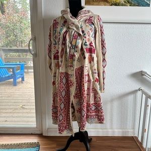 Johnny Was Biya Kimono/Hooded Sweater